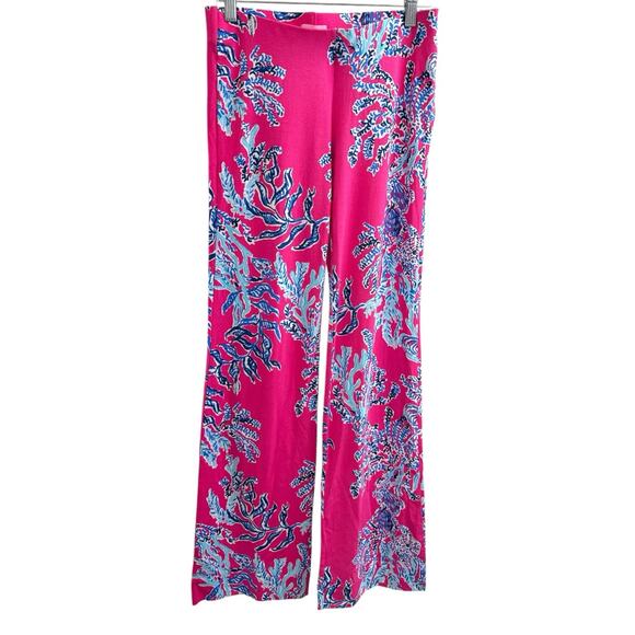Lilly Pulitzer Pants - Lilly Pulitzer Georgia May Palazzo in Capri Pink Samba Print Size XS Stretch